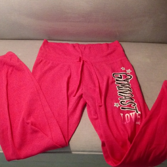 14 16 JUSTICE Girls Gymnast Velour Sweatpants NEW